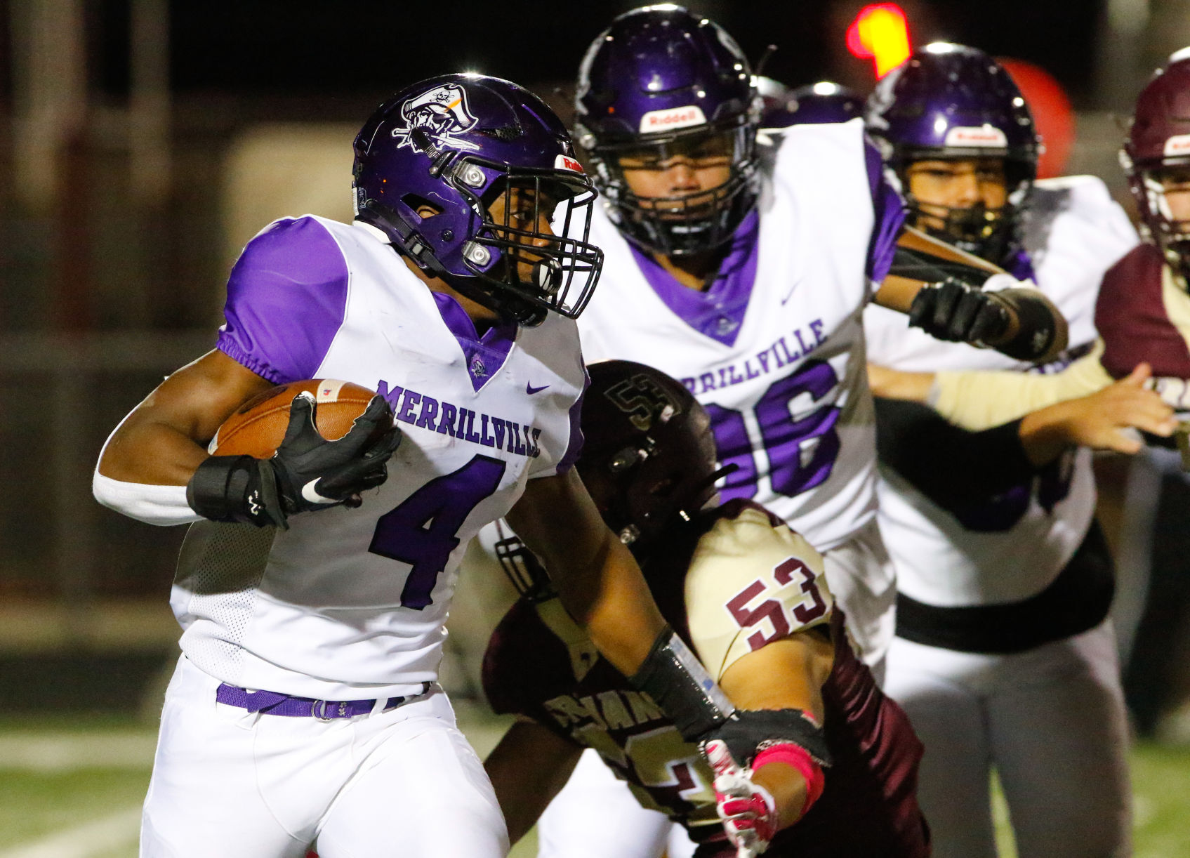 Merrillville at Chesterton football